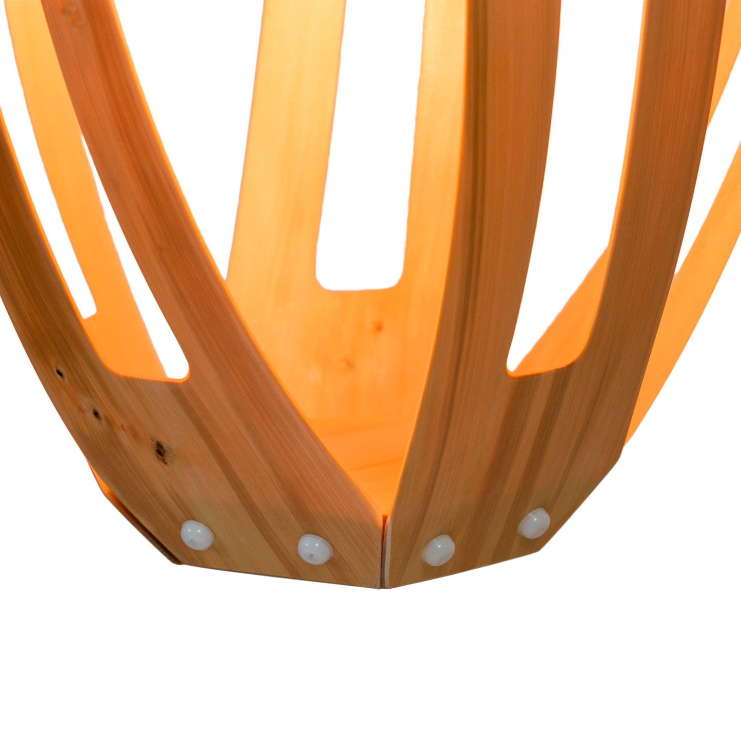 Twisties Munro kahikatea native timber pendant light, handmade in Tauranga NZ — view 5
