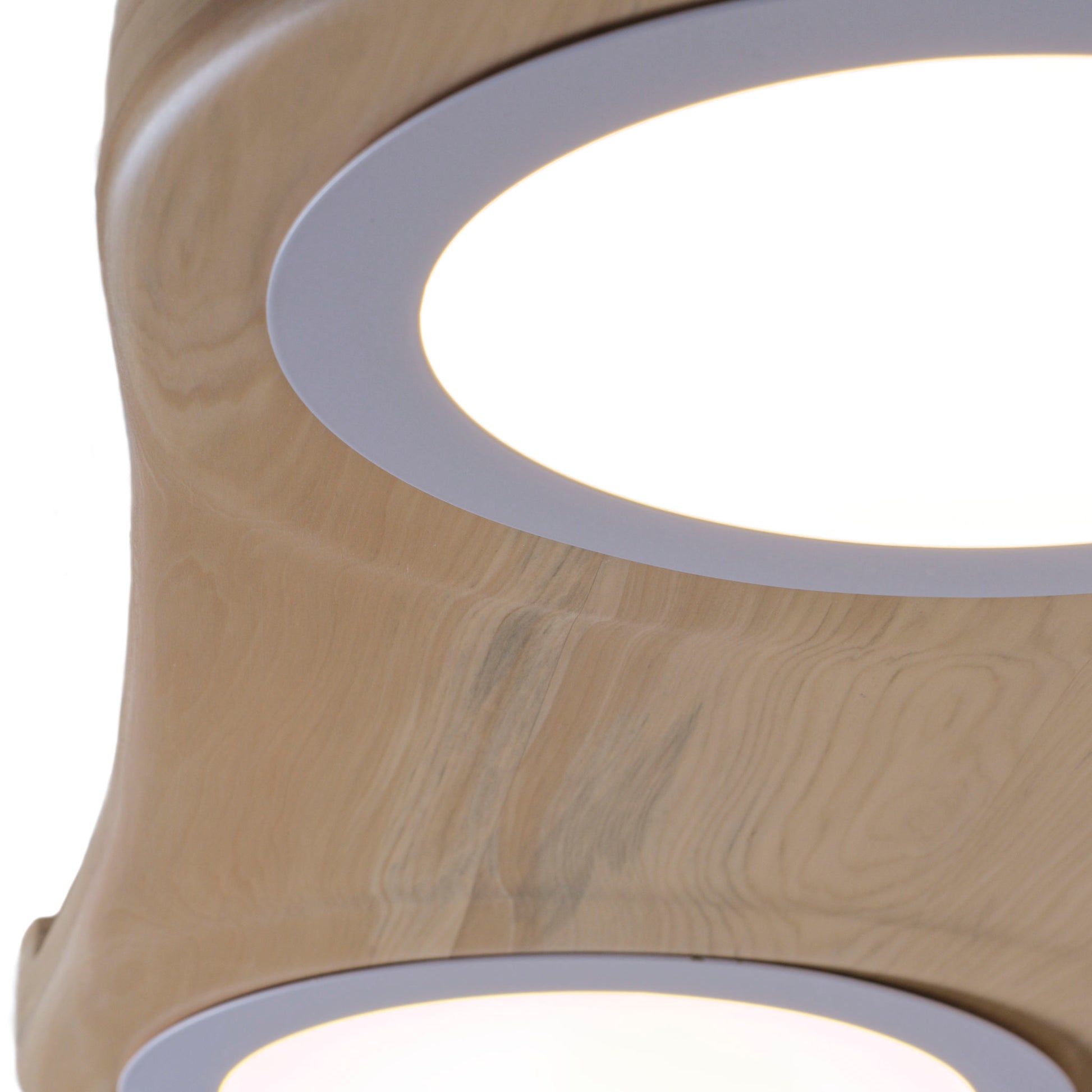 The Bright Side double kahikatea native timber wall light, handmade in Tauranga NZ — view 2