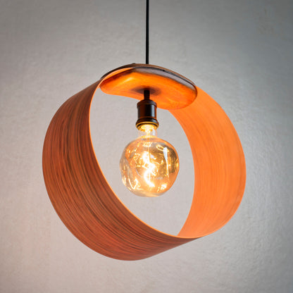 Fairytickle rimu native timber pendant light, handmade in Tauranga NZ — view 4