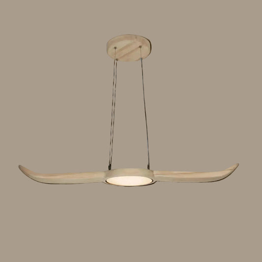 Johnathan kahikatea native timber pendant light, handmade in Tauranga NZ