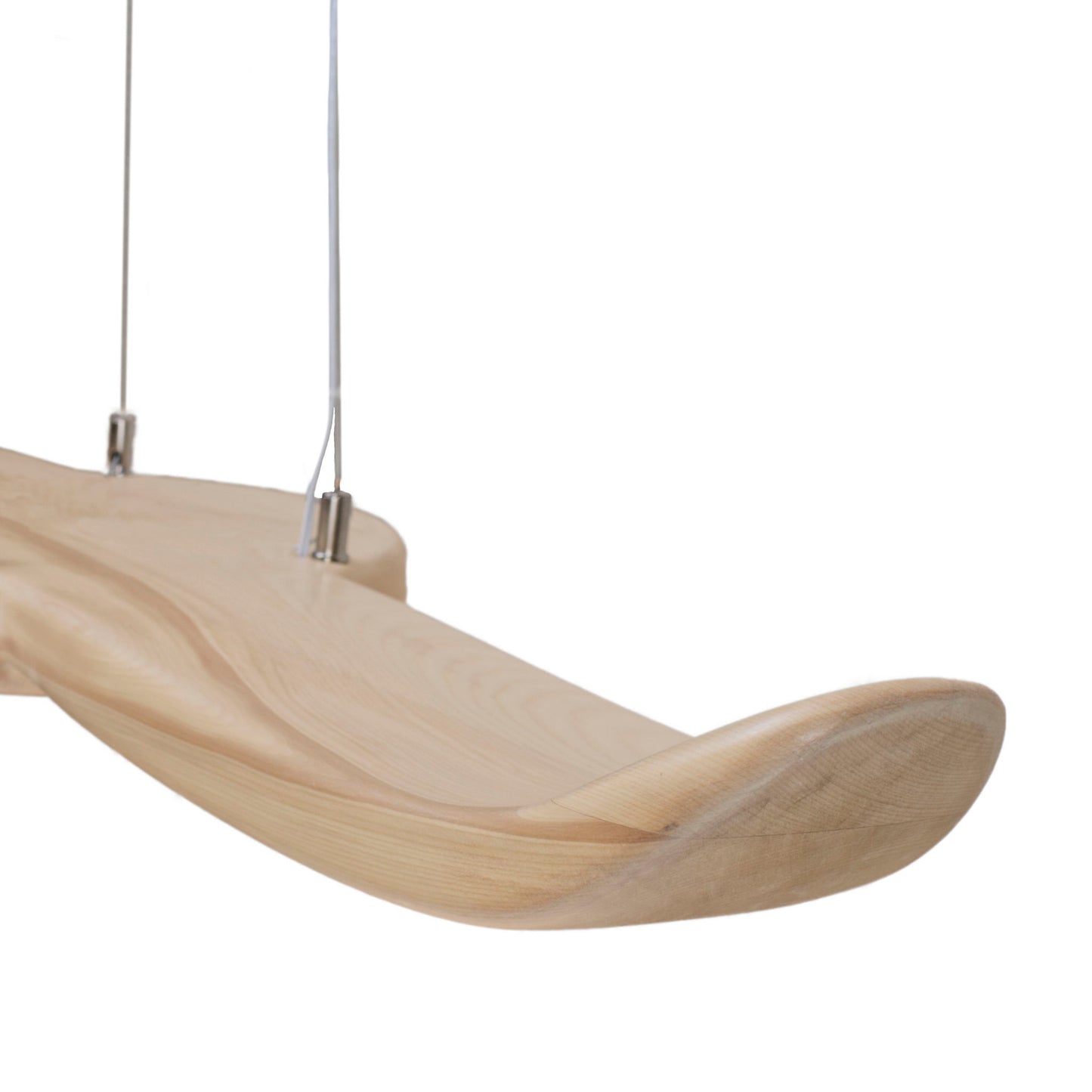 Johnathan kahikatea native timber pendant light, handmade in Tauranga NZ — view 3