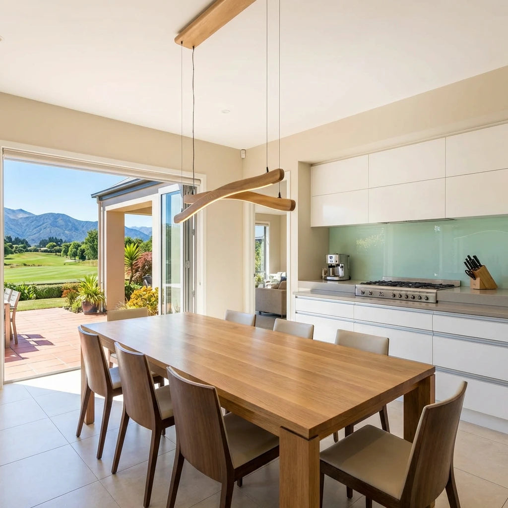 Mr Sticky native timber ceiling light, handmade in Tauranga NZ — view 5