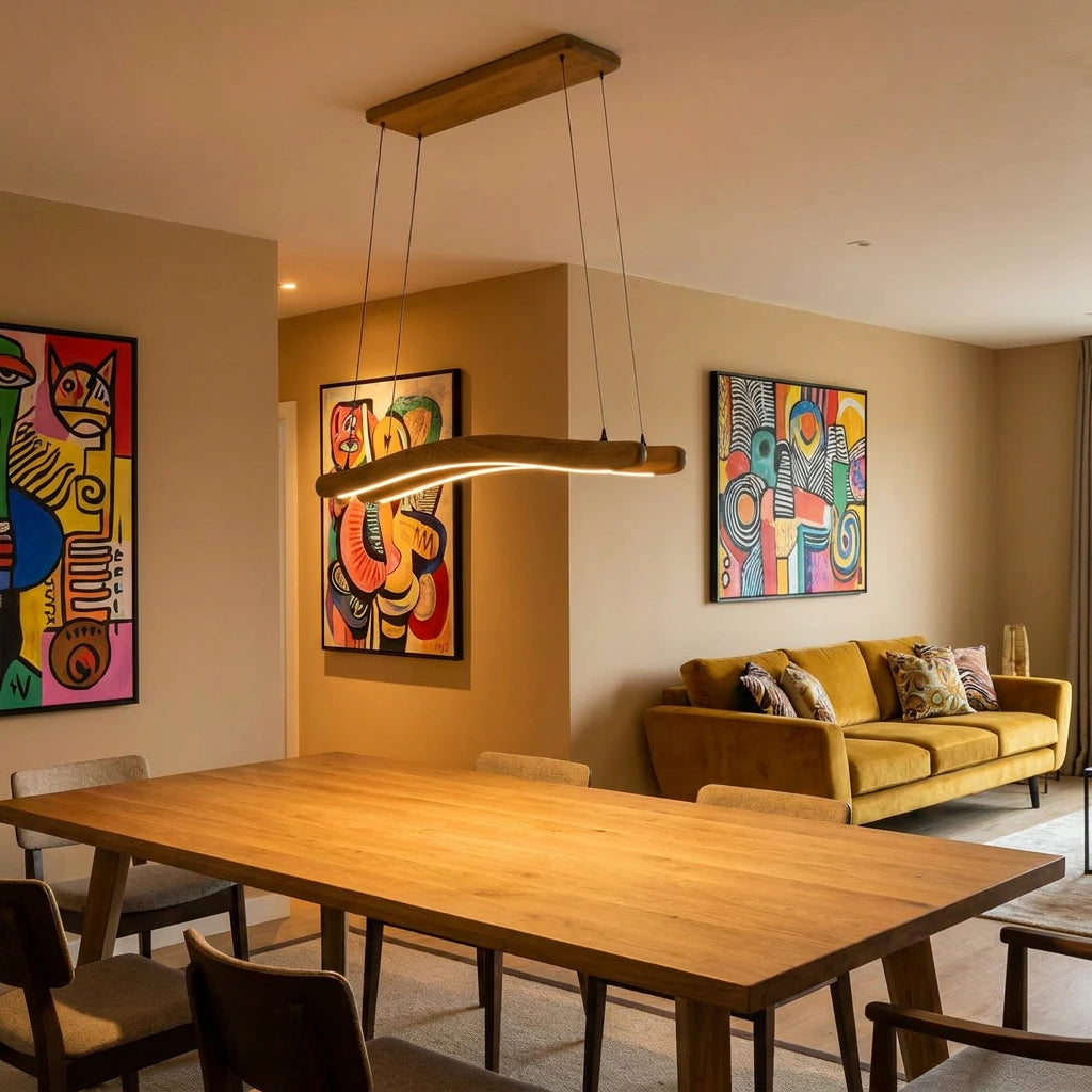 Mr Sticky native timber ceiling light, handmade in Tauranga NZ — view 4
