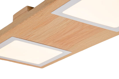 Hip and Square double rimu native timber light, handmade in Tauranga NZ — view 2