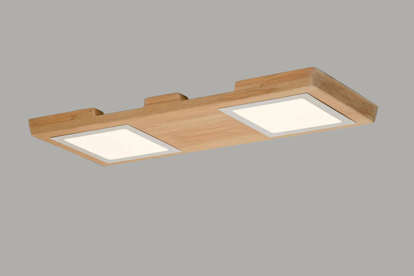 Hip and Square double rimu native timber light, handmade in Tauranga NZ