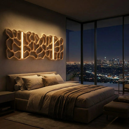 Thou Art native timber sculptural light, handmade in Tauranga NZ — view 3