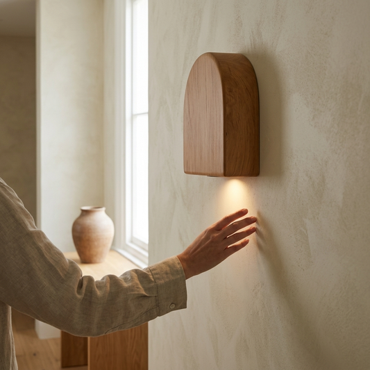 PATRICK - RIMU WALL LIGHTS - PAIR